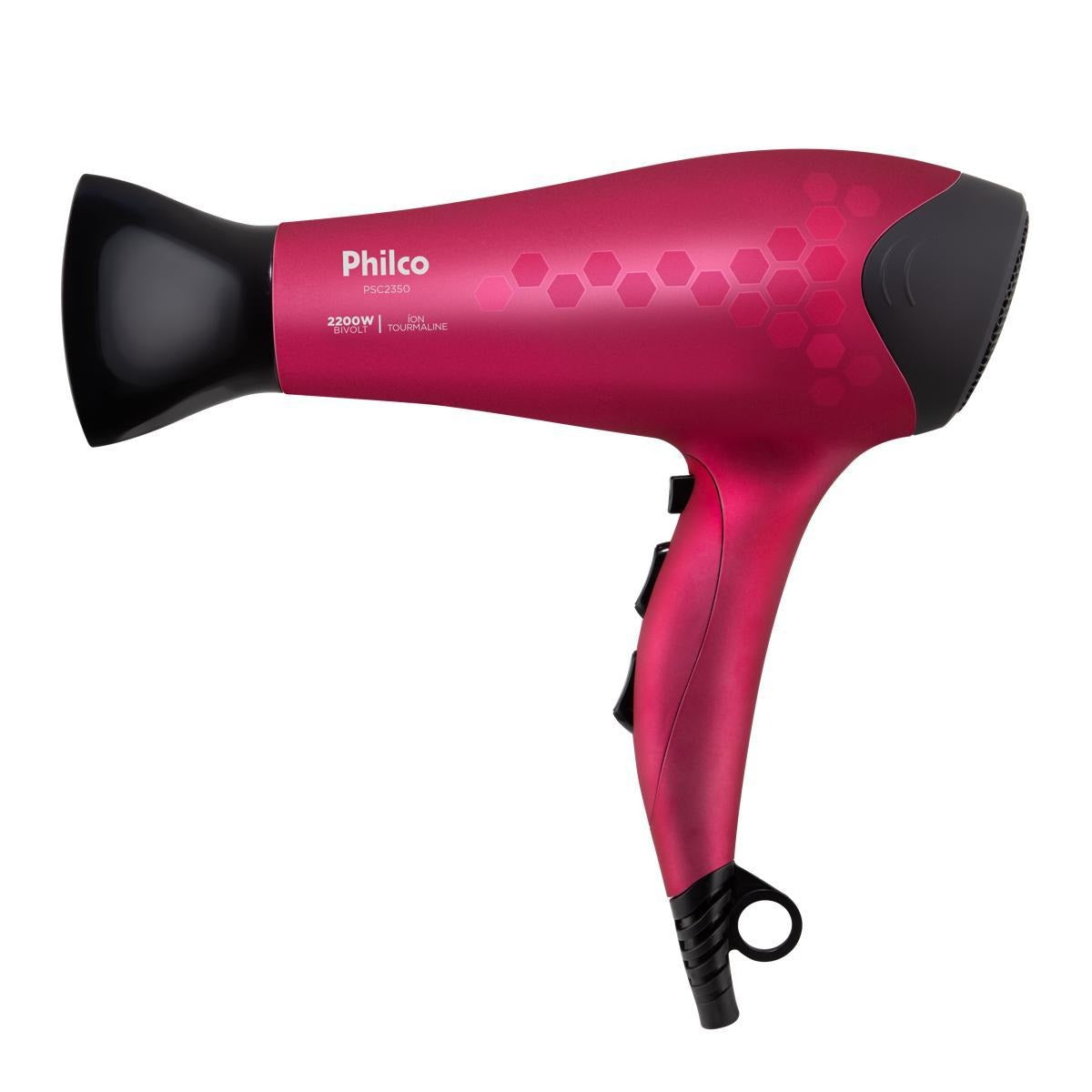 Secador De Cabelos E Difusor Philco Psc2350 Bivolt 2200w Secador De Cabelos E Difusor Philco Psc2350 Bivolt 2200w